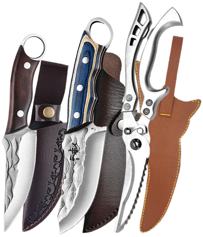 The Blacksmith’s Touch – Authentic Forged Steel Knives