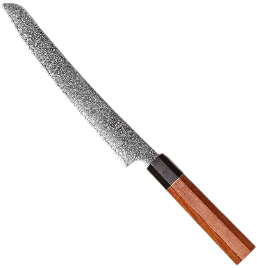 8.5" Damascus Bread Knife | AUS-10 Steel Precision
